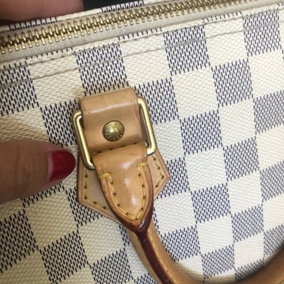 Louis Vuitton speedy 30 Azur - Picture 6 of 9